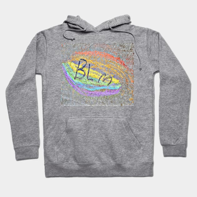 BLM Equality Chalk Street Art - Double Hoodie by Subversive-Ware 